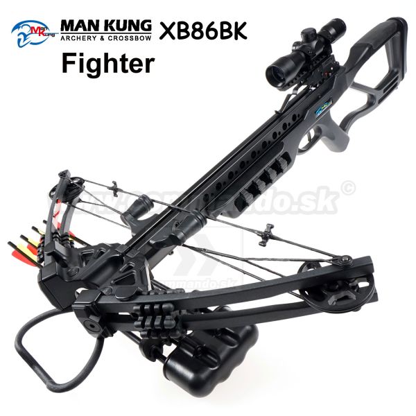 Kuša kladková Man Kung MK-XB86 FIGHTER 185Lbs optika 4x32