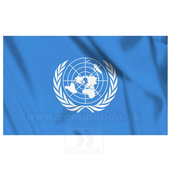 Zástava OSN UNITED NATIONS ORGANISATION vlajka 90x150 Fosco
