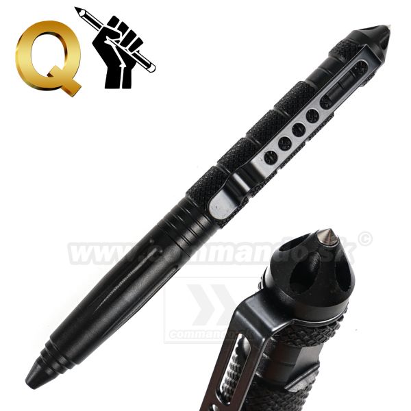 Q Taktické multifunkčné pero Sharp Point Black Tactical Pen