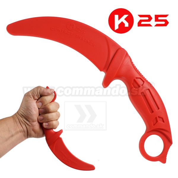 K25 Karambit tréningový 32335 gumený červený