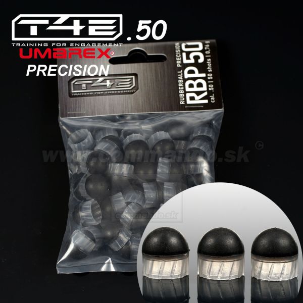 Strelivo pre T4E RBP 50 RAM Precision kal. .50 Rubber Balls