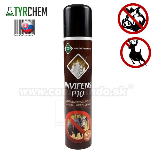 INVIFENS P10 odpudzovač zveri 6,3 ha 200ml Trychem