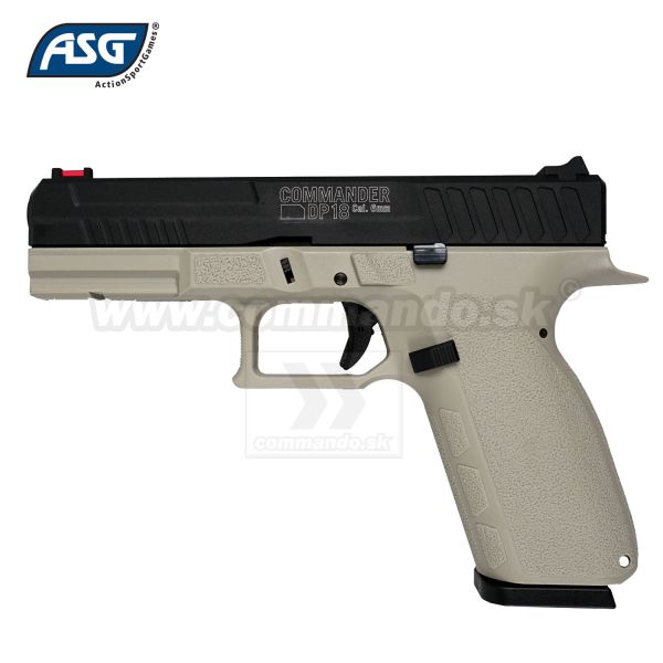 Airsoft Pistol COMMANDER DP18 DT CO2 GBB 6mm