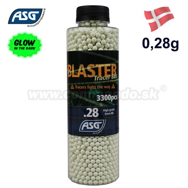 Airsoft Blaster Tracer BBs 0,28g 3300ks Green High Grade