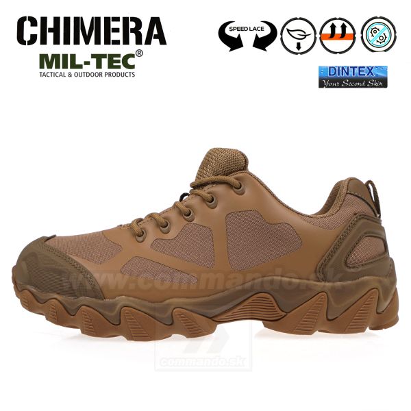 CHIMERA Low Boots Dark Coyote nízka taktická obuv