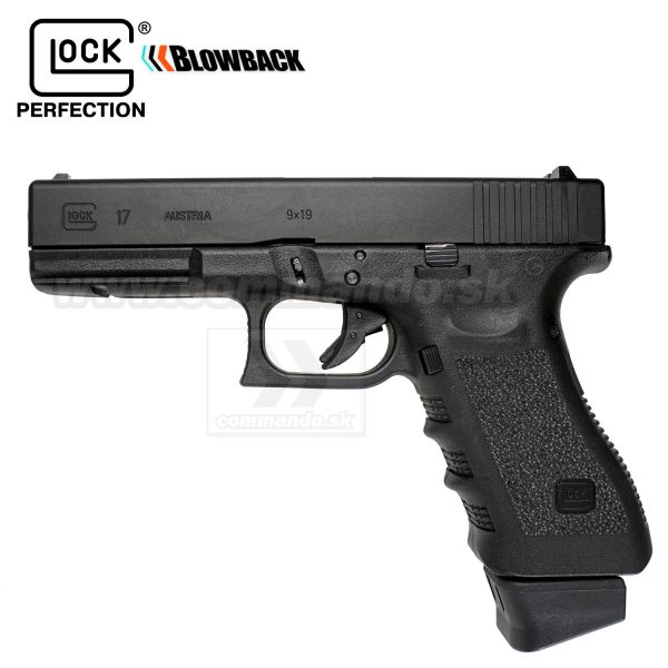 Airsoftová pištoľ Glock G17 DeLuxe CO2 6mm airsoft pistol