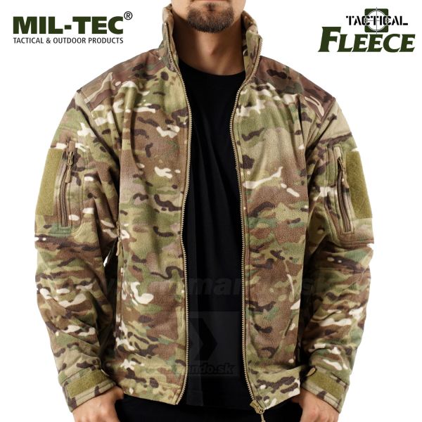 DELTA Jacket Multitarn® maskáčová flisová bunda Miltec®