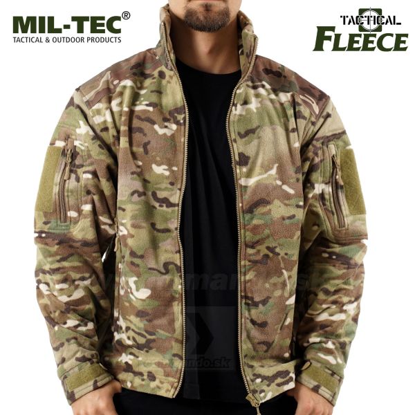 DELTA Jacket Multitarn® maskáčová flisová bunda Miltec®