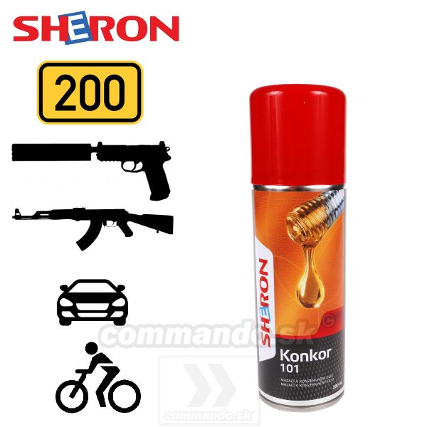 Konkor 101 200ml olej a konzervant na zbrane Sheron