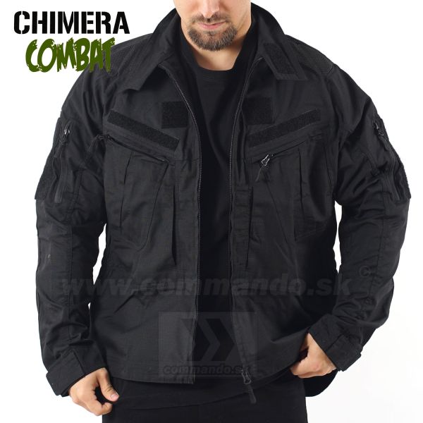 Combat Chimera Tactical Bunda čierna Black Jacket