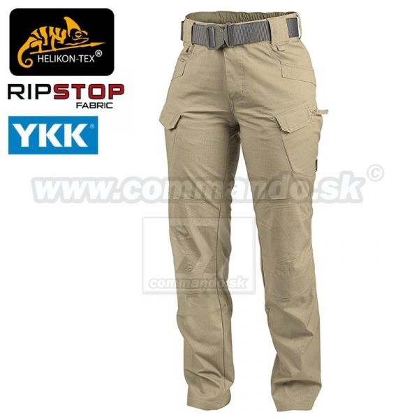 Dámske taktické nohavice UTP Helikon Tex®  RIP STOP vo farbe Khaki -Urban Tactical Pants