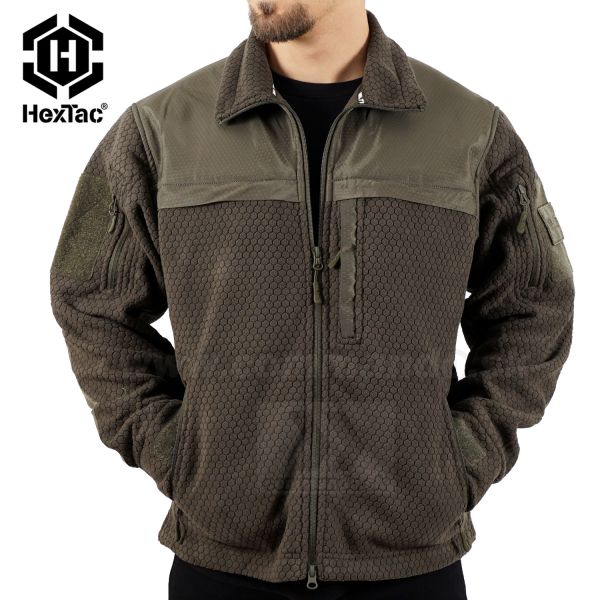 ELITE Fleece Jacket HEXTAC® flisová bunda Oliv Miltec®