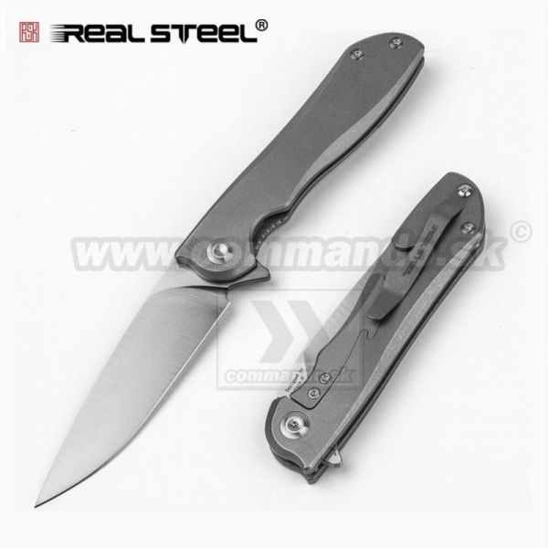 Real Steel® MEGALODON Eclipse z prémiovej oceli M390 a titánovou rukoväťou