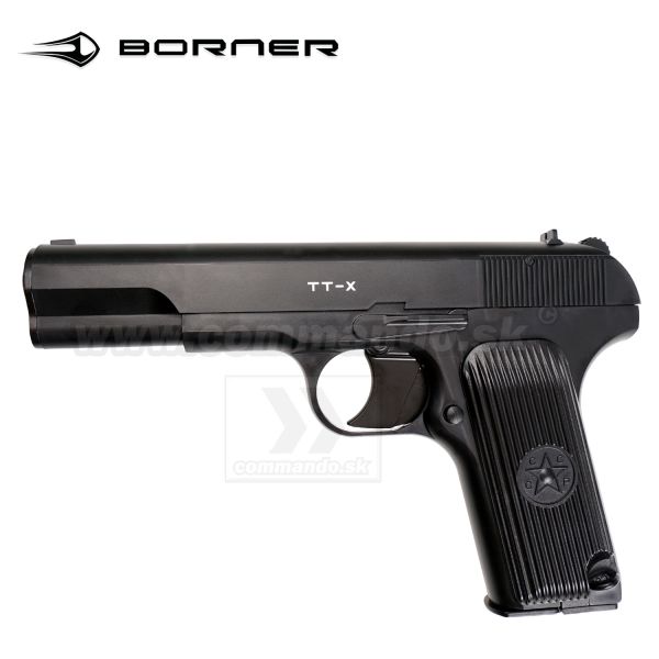 Vzduchová pištoľ Borner TT-X CO2 4,5mm Airgun