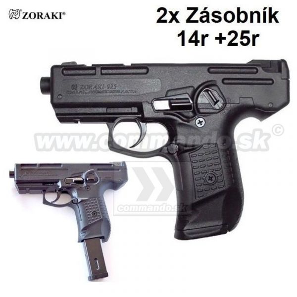 Plynová pištoľ Zoraki 925 Lux FULL-AUTO, kal. 9 mm PAK