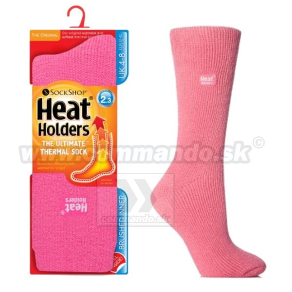 Heat Holders dámske EXTRA TEPLÉ zimné termo ponožky, ružové