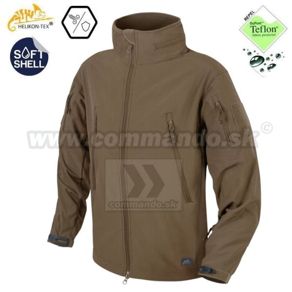 GUNFIGHTER Shark Skin Jacket softshellová bunda Mud brown