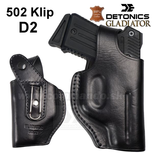 Kožené púzdro s klipom 502K D2 GLADIATOR .50 Detonics