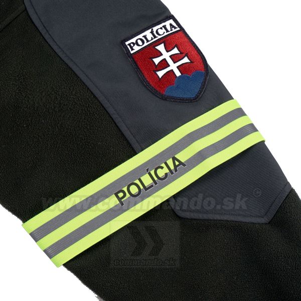 Reflexná páska Polícia na suchý zips