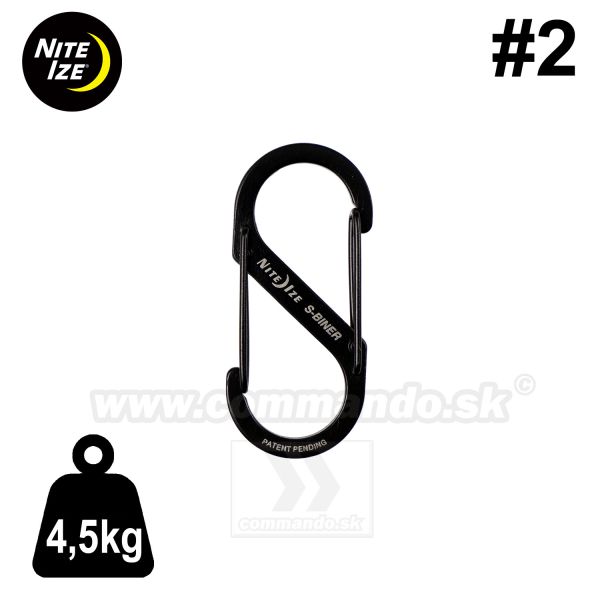 Karabínka S-BINER® 4,5kg #2 Stainless Nite Ize® Dual Carabiner