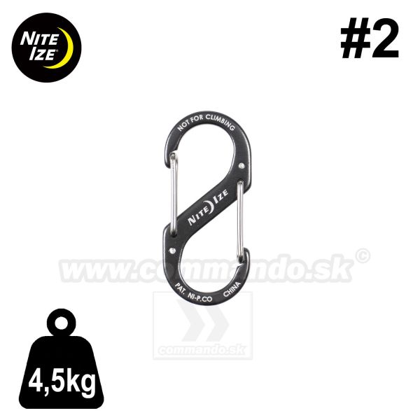 Karabínka S-BINER® 4,5kg #2 Aluminum Nite Ize® Dual Carabiner