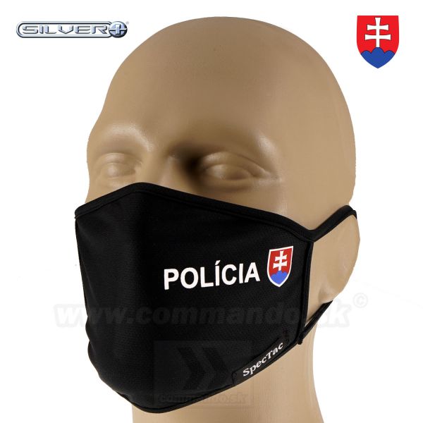 Polícia + SK znak maska Termoaktivne Silver Plus