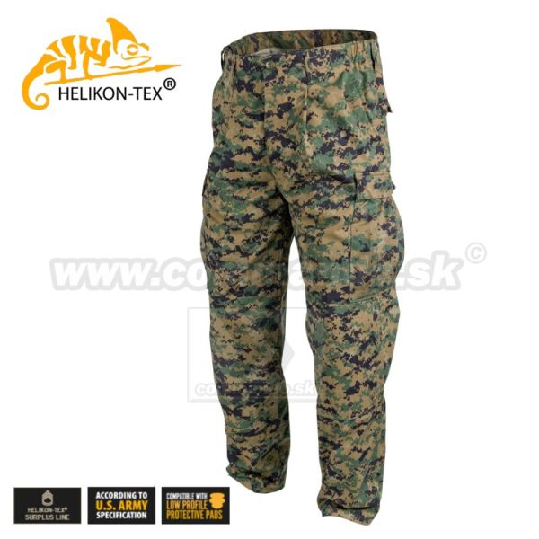 USMC Dlhé Nohavice Helikon Tex digital woodland