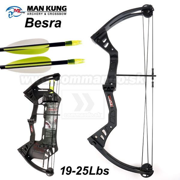 Luk kladkový BESRA Man Kung Compound Bow 19-25Lbs