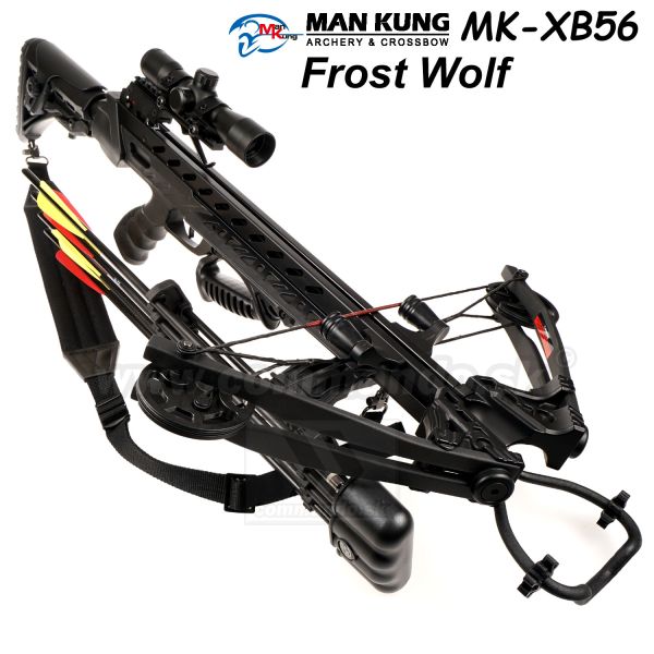 Kuša kladková Man Kung MK-XB56 FROST WOLF 175Lbs KIT optika 4x32