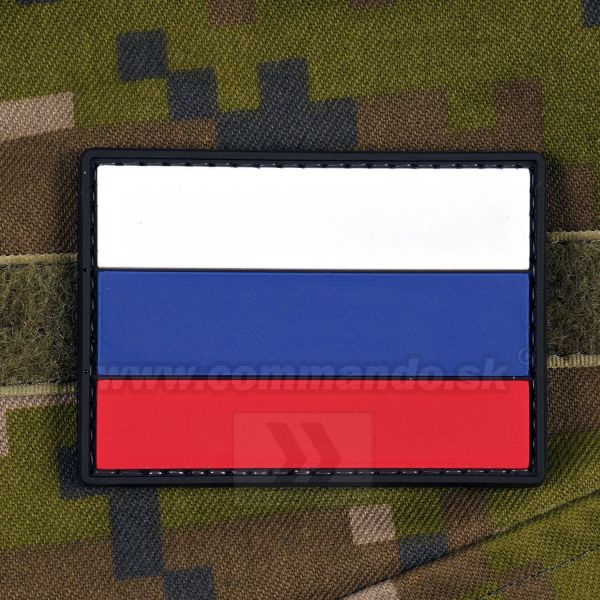 Ruská vlajka Russia - 3D nášivka PVC