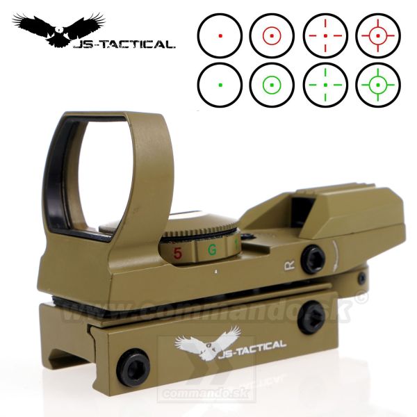 Kolimátor JS-Tactical Holosight TAN 15x35 21/22 Dot Sight