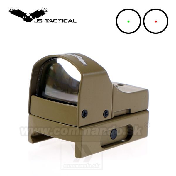 Kolimátor JS-Tactical Mini Dot Sight TAN 21/22