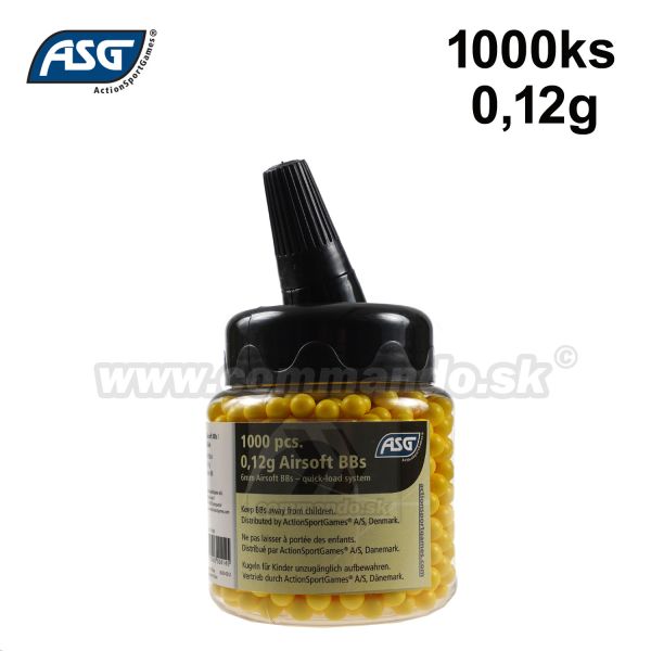 Airsoft guličky BBs 0,12g 1000 ks 6mm