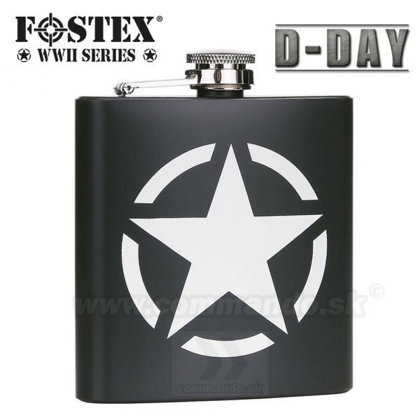 Likérka US Army Star ploskačka D-Day Fostex® 6Oz