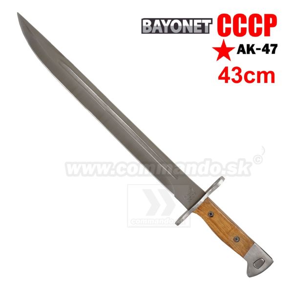 AK 47 CCCP Knife bajonet bodák nôž 43cm