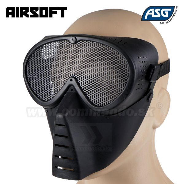 Airsoft ochranná maska Grid mask čierna ASG Strike System