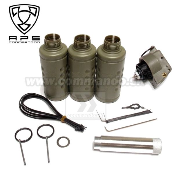 APS HAKKOTSU THUNDER B CO2 zásahový granát 120 dB + 3x shell