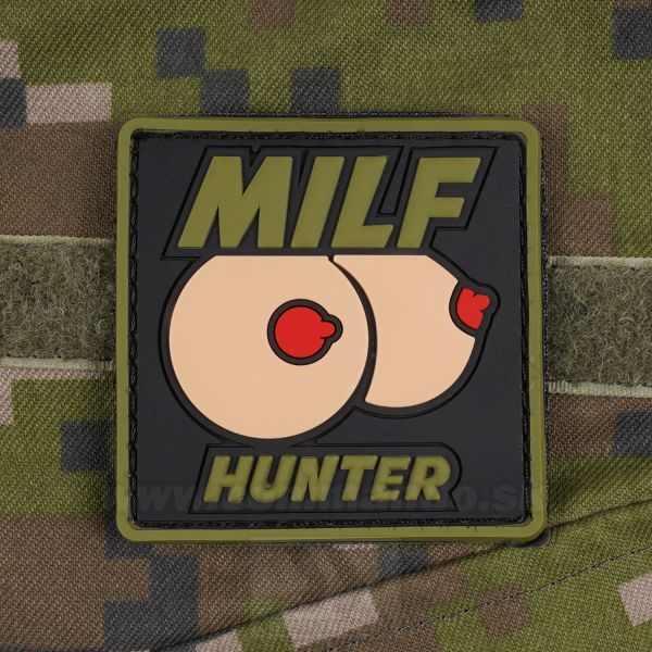 3D nášivka PVC MILF HUNTER multi color