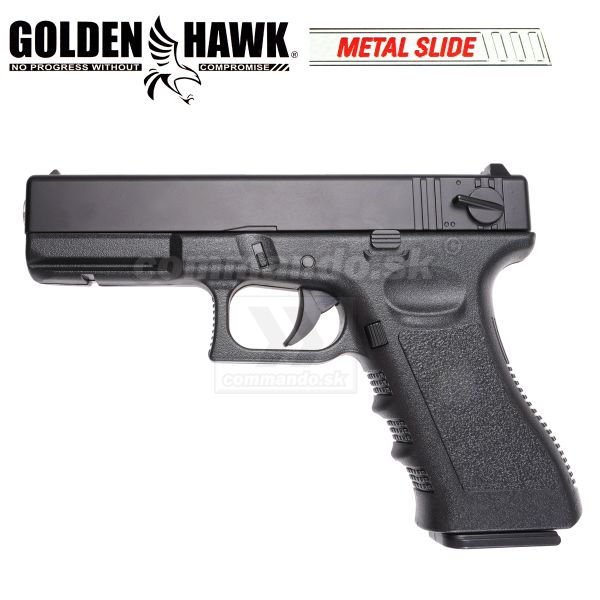 Airsoft Pistol Golden Hawk GE3007 Metal Pistol Spring 6mm