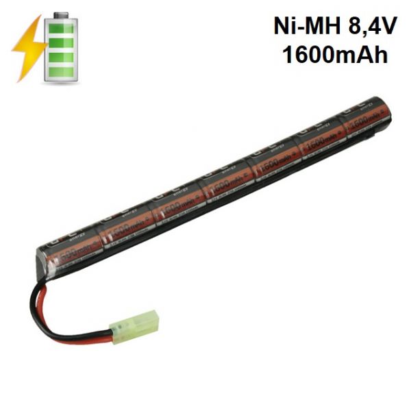 Batéria Stick NiMH 8,4V 1600mAh konektor malá Tamiya