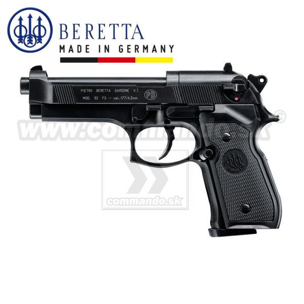 Vzduchová pištoľ Beretta M92FS čierna CO2 4,5mm Airgun Pistol