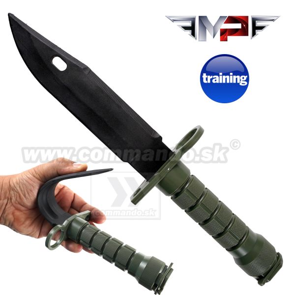 US M9 Tréningový nôž bajonet zelený Training Knife Bayonet