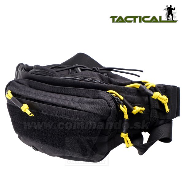 Ľadvinka KANGA FANNY PACK Black taktická bedrová taška