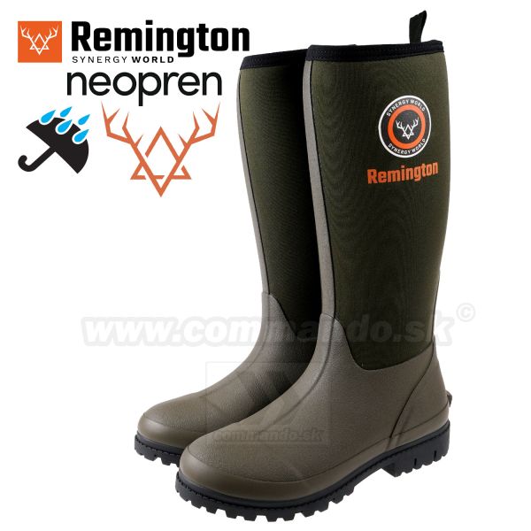 Remington Hunter Tall Men Rubber čižmy OLIVE