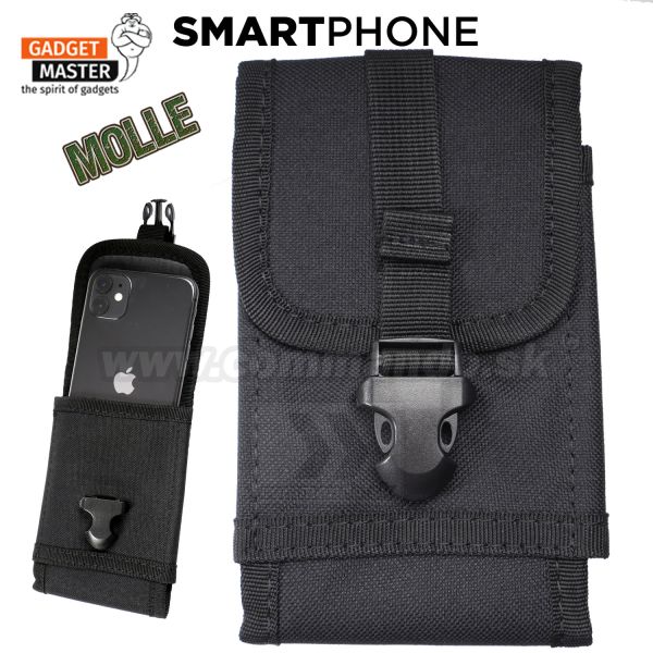 MOLLE Puzdro na smartfón Black GearMeUp