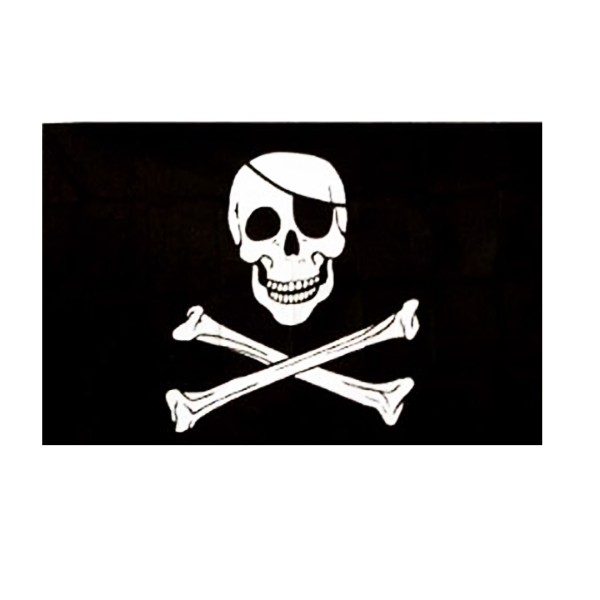Zástava Pirátsky motív Jolly Roger