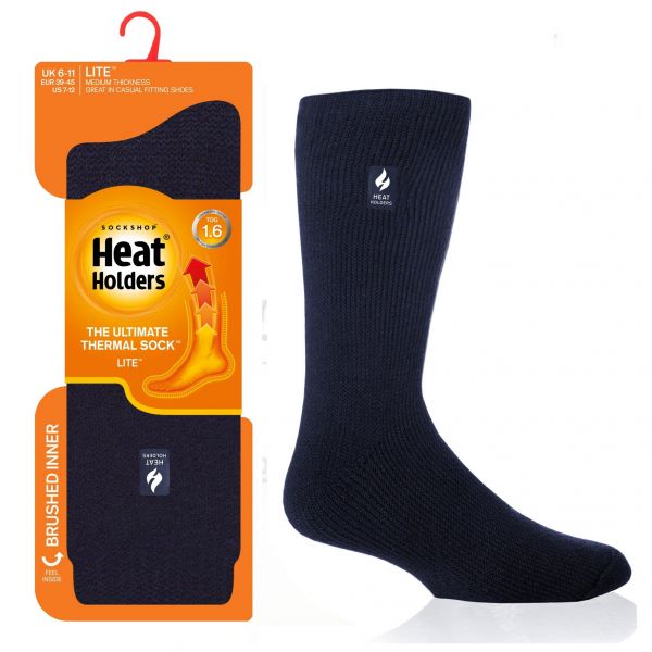 Heat Holders stredne hrubé termo ponožky tmavo modré