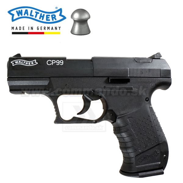 Vzduchová pištoľ Walther CP99 čierna CO2 4,5mm Airgun Pistol