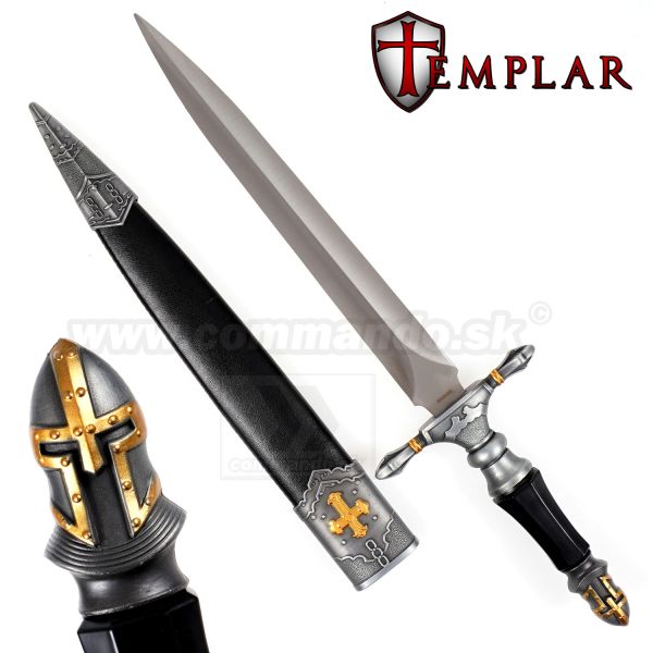 Dýka Templar Golden ozdobná 42cm ZS213