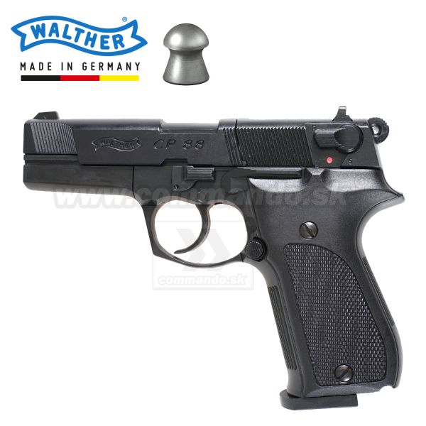 Vzduchová pištoľ Walther CP88 Black 4,5mm Airgun Pistol